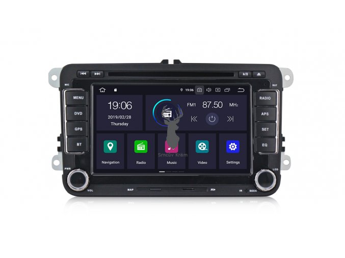 VW autorádio 4GB RAM Android 12