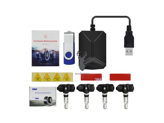 externi senzor tlaku pneumatik android autoradio Sensors USB Android TPMS Car Tire Pressure Monitoring System interni
