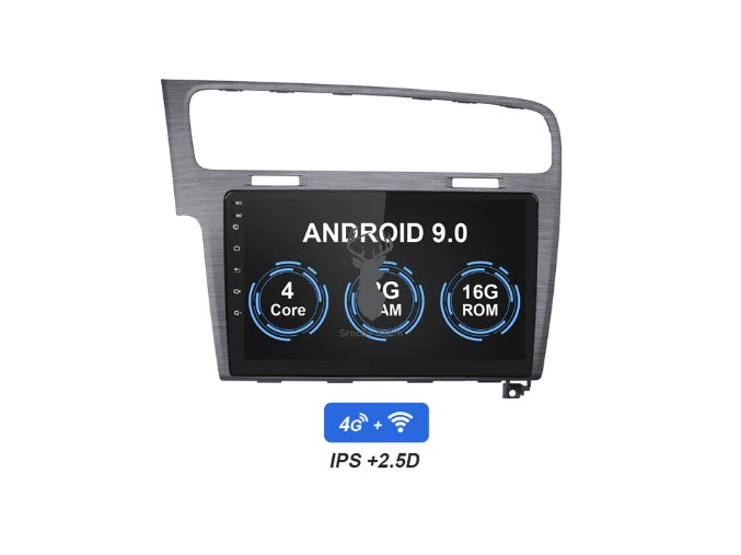VW Golf VII 7. generace android 9 autorádio s navigací bluetooth handsfree, 4G wi fi Car Radio Multimedia Player For VW Volkswagen Golf 7 2Din Android 9.0 Au