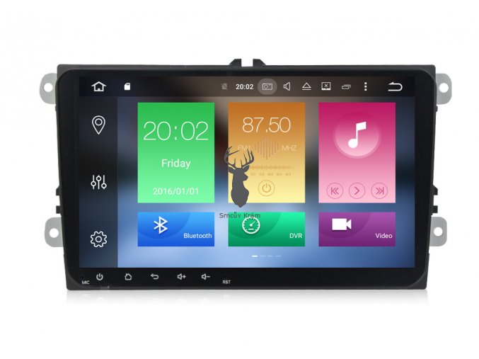 9" px30 Škoda VW Android 12 autorádio