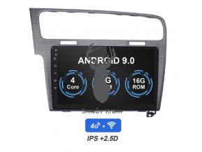 VW Golf VII 7. generace android 9 autorádio s navigací bluetooth handsfree, 4G wi fi Car Radio Multimedia Player For VW Volkswagen Golf 7 2Din Android 9.0 Au