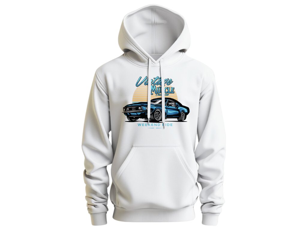 Stylová Mikina "Vintage Muscle" | Unisex Automobilová Móda