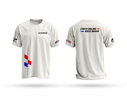 CORG Tričko bílé | DTM Serie 2024/25 s logem vlastního týmu II