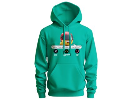 Vtipná mikina pro hráče - Mohu ti poslat žádost o přátelství?