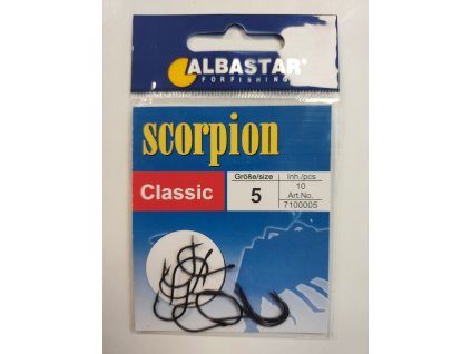 Albastar - háčky Scorpion Classic vel. 5, 10ks