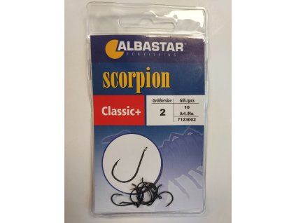 Albastar - háčky Scorpion Classic+ vel. 2, 10ks