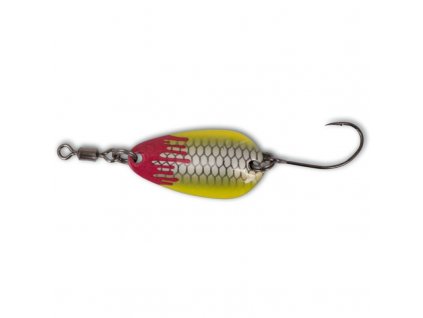 quantum magic trout spoon bloody loony 25cm 2g pearl gelb