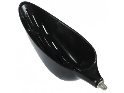 GIANTS FISHING ZAKRMOVACÍ LOPATKA SE ZÁVITEM BAITING SPOON WITH HOLES BLACK (23CM)