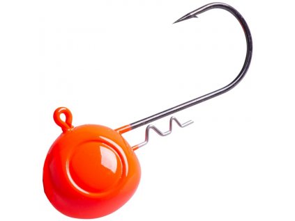 Savage Gear Jiggová Hlava Rattling Jig Heads Red Uv 8/0 - 50gr