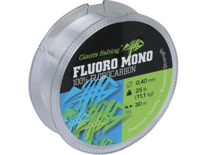 GIANTS FISHING NÁVAZCOVÝ VLASEC 100% FLUOROCARBON 30M - 0,40mm