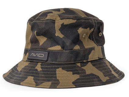 avid carp klobouk distortion camo bucket hat