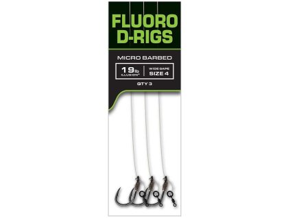 FOX Návazce Carp Ready Rigs Fluoro D-Rig 3 ks