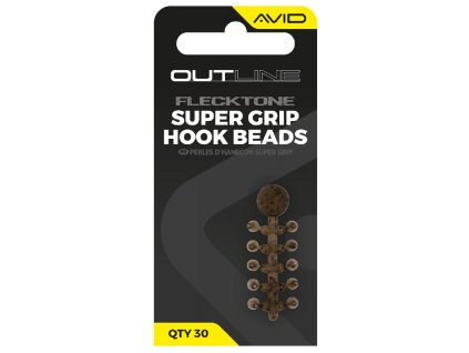 avid carp zarazky stoper outline flecktone super grip hook beads