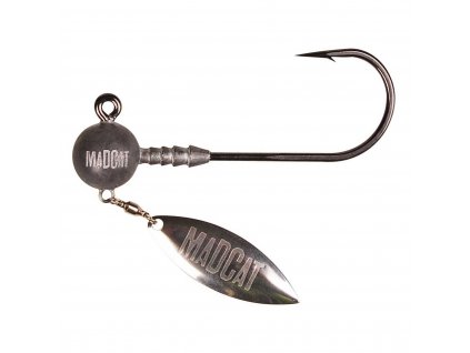 Madcat Jighead With Blade Jigová hlava s listem Šedá 40g