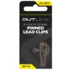 avid carp zavesky outline flecktone pinned lead clips
