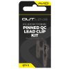 avid carp montaz outline flecktone pinned qc lead clip kit