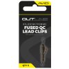avid carp montaz outline flecktone fused lead qc clips