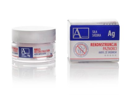 15063 2 akryl s mineralnimi stribrnymi casteckami 10g