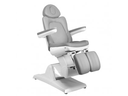 Elektrické kosmetické křeslo AZZURRO 870S PEDI 3 Motory - šedé
