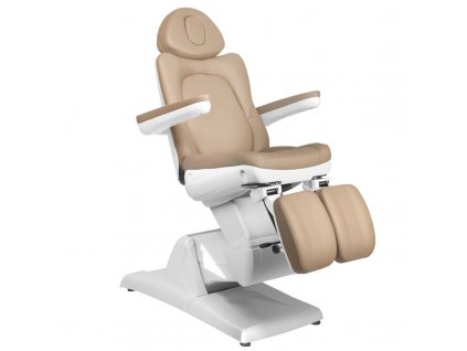 Elektrické kosmetické křeslo AZZURRO 870S PEDI 3 Motory - CAPPUCCINO