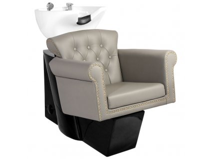 Kadeřnický mycí box GABBIANO BERLIN šedá