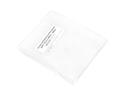 16110 1 jednorazove perforovane satky 100ks 15x20 cm bile