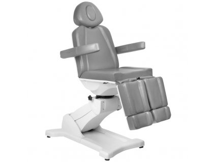 Elektrické kosmetické křeslo AZZURRO 869AS PEDI rotační 5 Motorů šedé