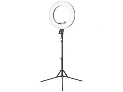 Prstencová lampa 18 "48W ČERNÁ LED + STOJAN