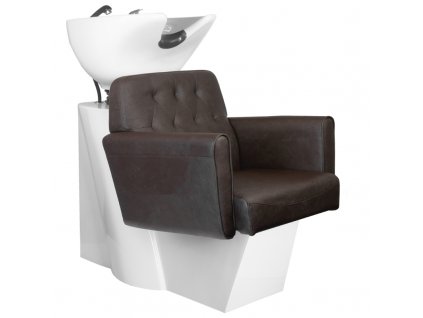 Kadeřnický mycí box GABBIANO HAMBURG hnědý