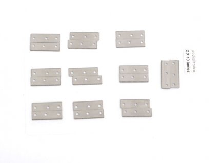 Ocelové čepele pro pedikúru 10x2 PCS