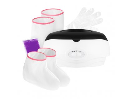 Parafínový ohřívač se sadou 300W XXL Bílo-černý