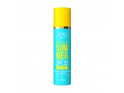 APIS Hello Summer Activator Spf 20, opalovací olej na tělo s karotenem 150 ml