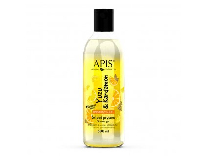 APIS Harmony Shot, sprchový gel Yuzu&Cardamon 500 ml