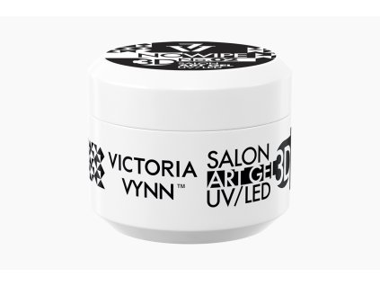 59303 art gel 3d 02 black no wipe 5 ml