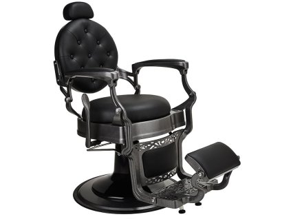 0001001 fotel barberski tommy czarny