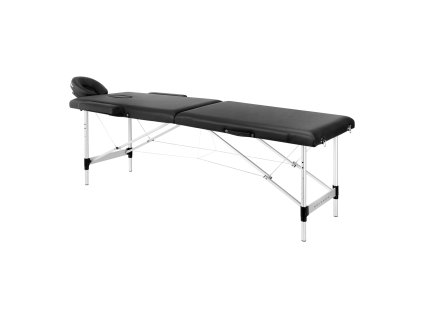 63035 balance stol skladany do masazu aluminiowy 2 segmenty czarny