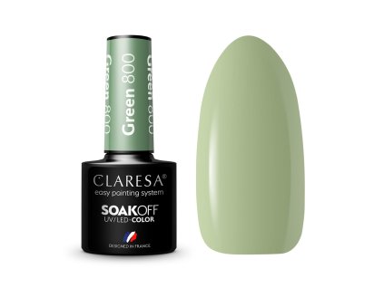 35204 claresa hybridni gel lak green 800 5g