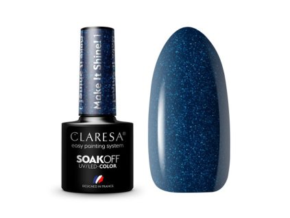 35819 claresa hybridni gel lak na nehty make it shine 1 5 g