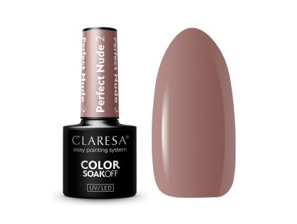 41280 claresa hybridni lak na nehty perfect nude 2 5g