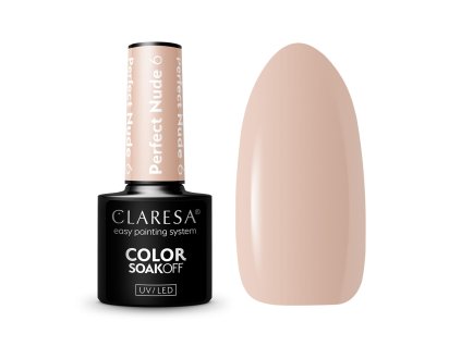 41292 claresa hybridni lak na nehty perfect nude 6 5g