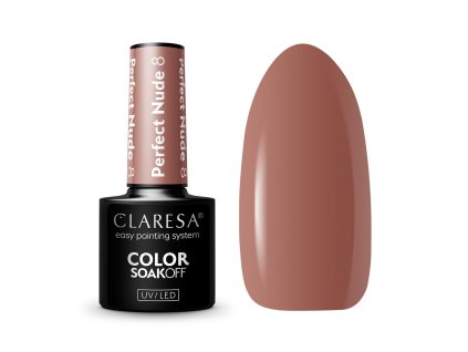 41298 claresa hybridni lak na nehty perfect nude 8 5g