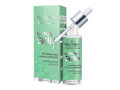 57536 farmona unique skin ucinne normalizacni serum se zinkem pca 30 ml