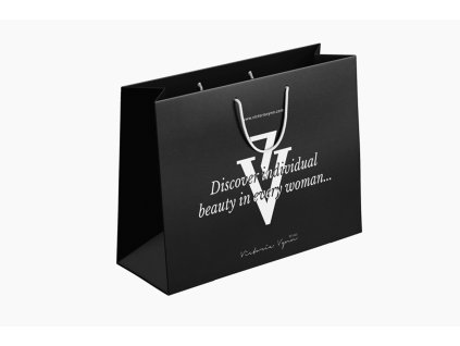 60059 gift bag black 330x240x100 mm