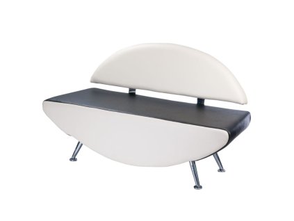 48393 kanapa do poczekalni carini bd 6710 bialo czarna