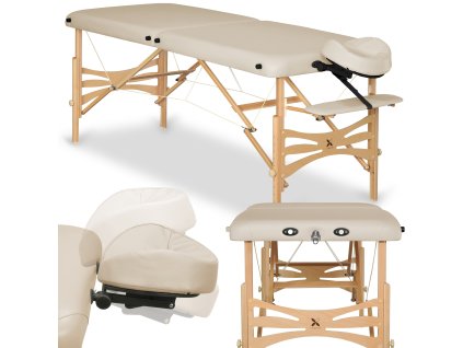 55724 massage table panda light wood 60 vinyl flex k033 beige