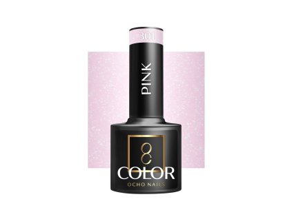 42257 ocho nails hybridni gel lak na nehty pink 301 5 g