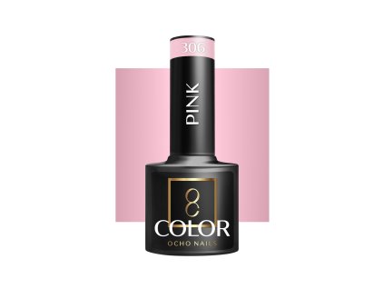 42272 ocho nails hybridni gel lak na nehty pink 306 5 g