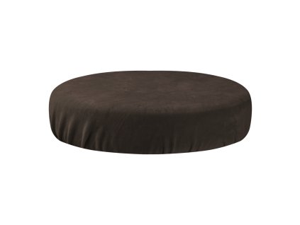 34004 potah na taburet hnedy velvet