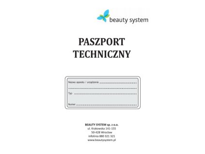 48495 przeglad zerowy zalozenie paszportu technicznego