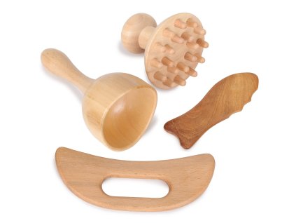 54842 sada drevenych masaznich pomucek pro maderoterapii 4ks